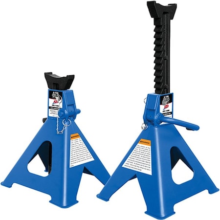 Atd Tools ATD 6-Ton Double Lock Ratchet Style Jack Stands 7446A